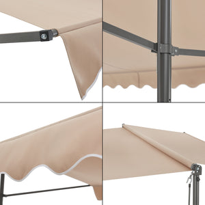 Auvent fixe Selenizza autoportant différentes couleurs et tailles [pro.tec]