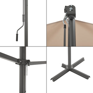 Auvent fixe Selenizza autoportant différentes couleurs et tailles [pro.tec]