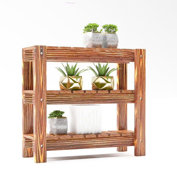 Étagère sur pied Multia en pin dans différentes couleurs [en.casa]