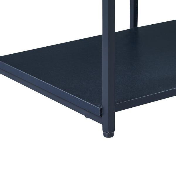 Étagère Rælingen Noir [en.casa]