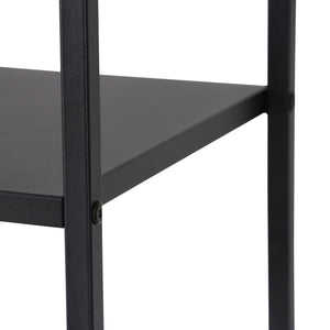 Étagère autoportante Vehmaa acier noir [en.casa]