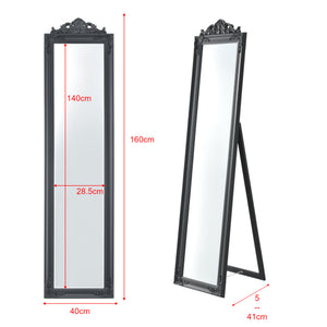 Miroir sur Pied Inclinable 160 x 40 cm Plusieurs Couleurs [en.casa]