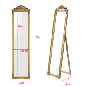 Miroir sur Pied Inclinable 160 x 40 cm Plusieurs Couleurs [en.casa]