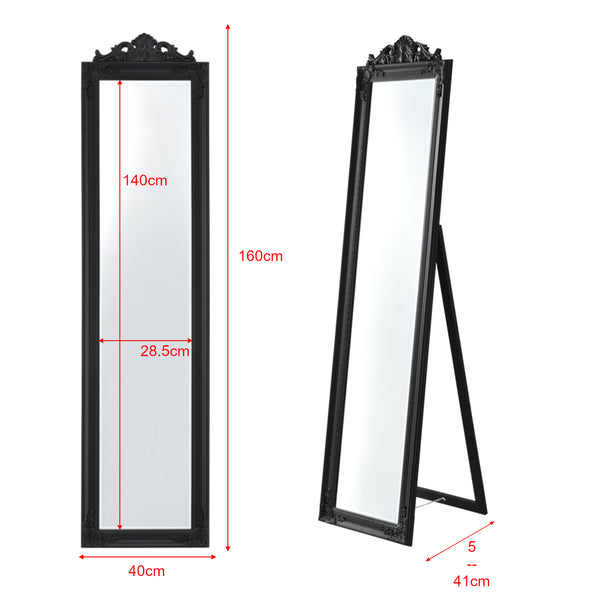 Miroir sur Pied Inclinable 160 x 40 cm Plusieurs Couleurs [en.casa]
