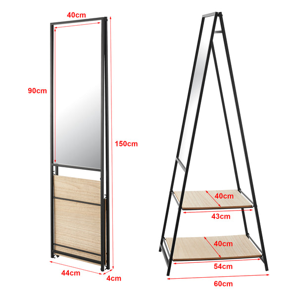 Miroir sur pied Chamois en différentes tailles [en.casa]
