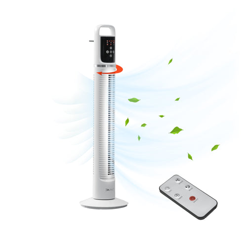 Ventilateur Colonne 3 VItesse Plastique 40W 78 x 18 x 18 cm plusieurs couleurs [in.tec]