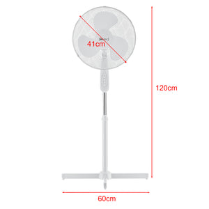 Ventilateur sur pied Antrim Ø 41 cm avec 3 vitesses en différentes couleurs en.casa