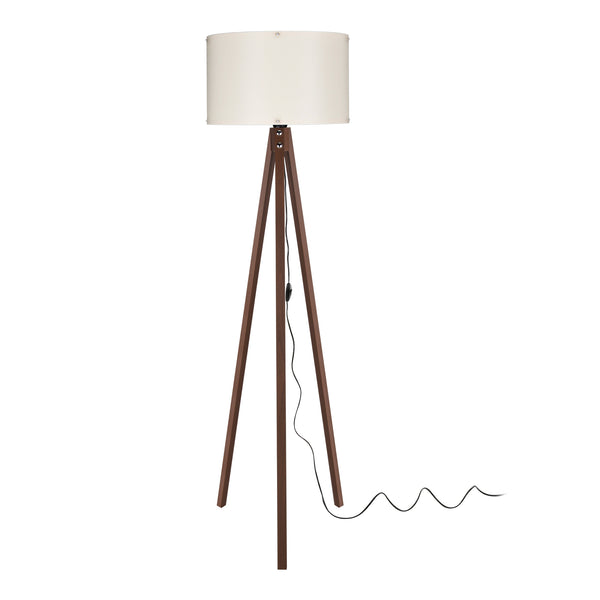 Lampadaire Guildford trépied hauteur 136 cm E27 [lux.pro]