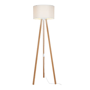 Lampadaire Keynes trépied hauteur 136 cm E27 [lux.pro]