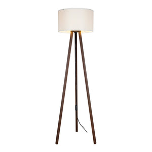 Lampadaire Keynes trépied hauteur 136 cm E27 [lux.pro]