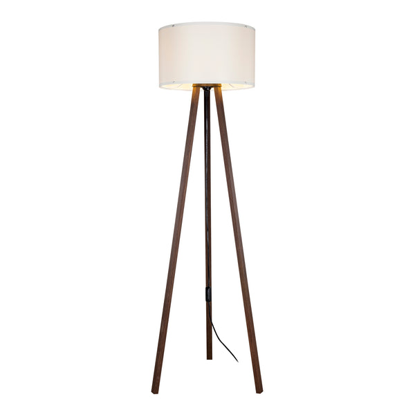 Lampadaire Keynes trépied hauteur 136 cm E27 [lux.pro]