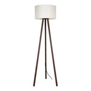 Lampadaire Keynes trépied hauteur 136 cm E27 [lux.pro]