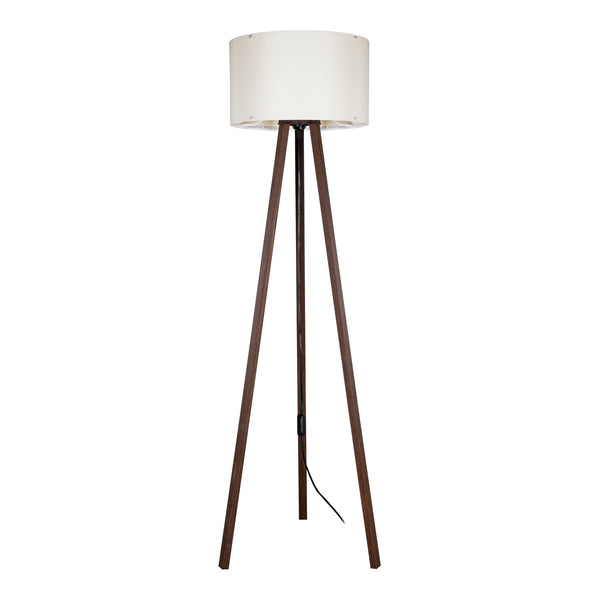 Lampadaire Keynes trépied hauteur 136 cm E27 [lux.pro]
