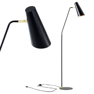 Lampadaire Norwich abat-jour réglable E27 hauteur 160 cm [lux.pro]