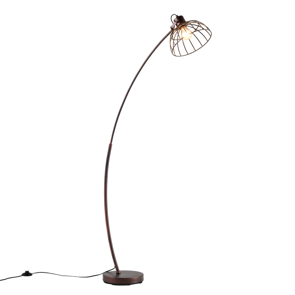 Lampadaire Portsmouth brun rouille [lux.pro]