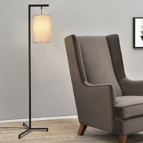 Lampadaire Skaun 161 cm Beige [lux.pro] - premiumXL