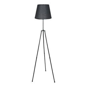 Lampadaire Musselburgh 1 x E27 Métal Noir [lux.pro]