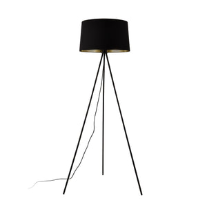 Lampadaire Trépied Manchester E27 Métal Textile Hauteur 150 cm plusieurs couleurs [lux.pro]