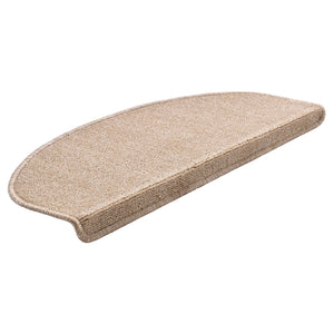 Lot de 15 marchettes d'escalier semi-circulaires antidérpantes 65 x 24 cm avec bord [en.casa]