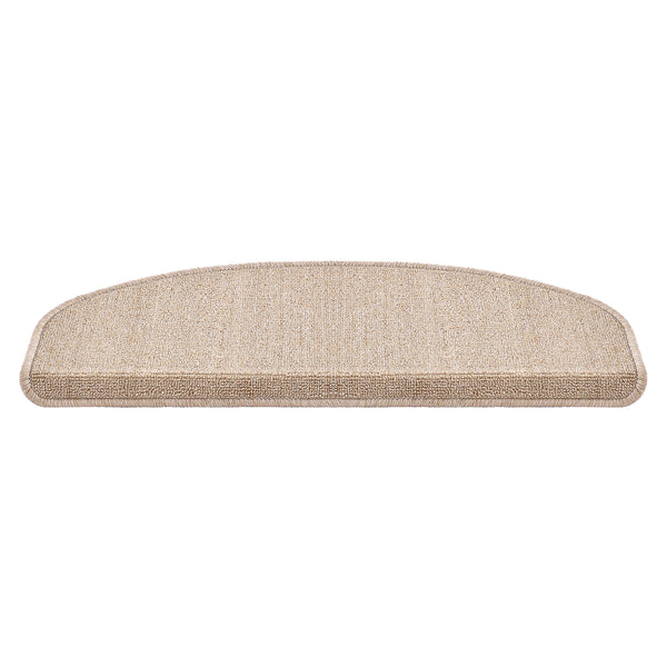 Lot de 15 marchettes d'escalier semi-circulaires antidérpantes 65 x 24 cm avec bord [en.casa]