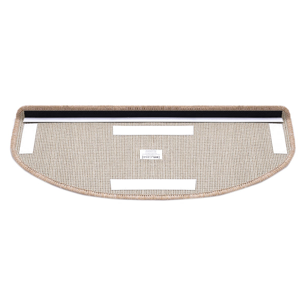 Lot de 15 marchettes d'escalier semi-circulaires antidérpantes 65 x 24 cm avec bord [en.casa]