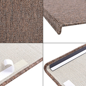 Tapis de marche rectangulaires lot de 15 pcs différentes couleurs [en.casa]