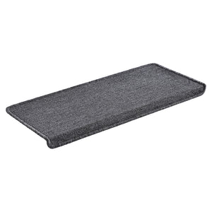 Lot de 15 marchettes d'escalier rectangulaires antidérpantes 65 x 24 cm avec bord [en.casa]