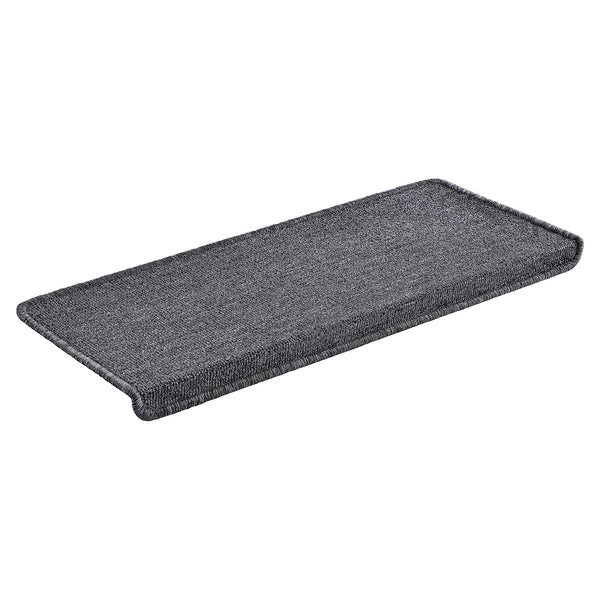 Lot de 15 marchettes d'escalier rectangulaires antidérpantes 65 x 24 cm avec bord [en.casa]