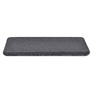 Lot de 15 marchettes d'escalier rectangulaires antidérpantes 65 x 24 cm avec bord [en.casa]