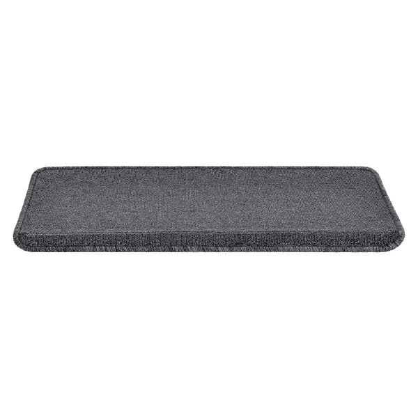 Lot de 15 marchettes d'escalier rectangulaires antidérpantes 65 x 24 cm avec bord [en.casa]