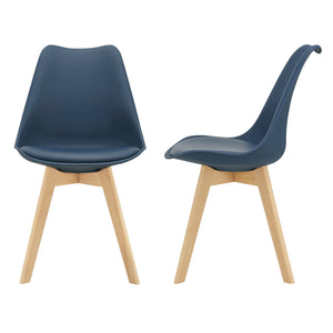 Lot de 2 chaises de salle à manger Fläten [en.casa] 