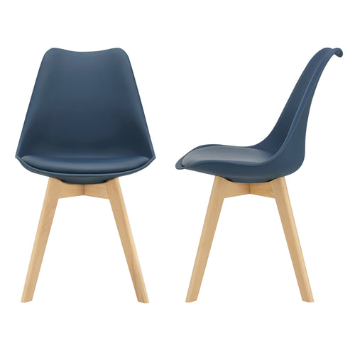 Lot de 2 chaises de salle à manger Fläten [en.casa] 