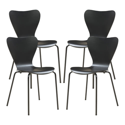 Chaise de salle à manger Essunga lot de 4 [en.casa]