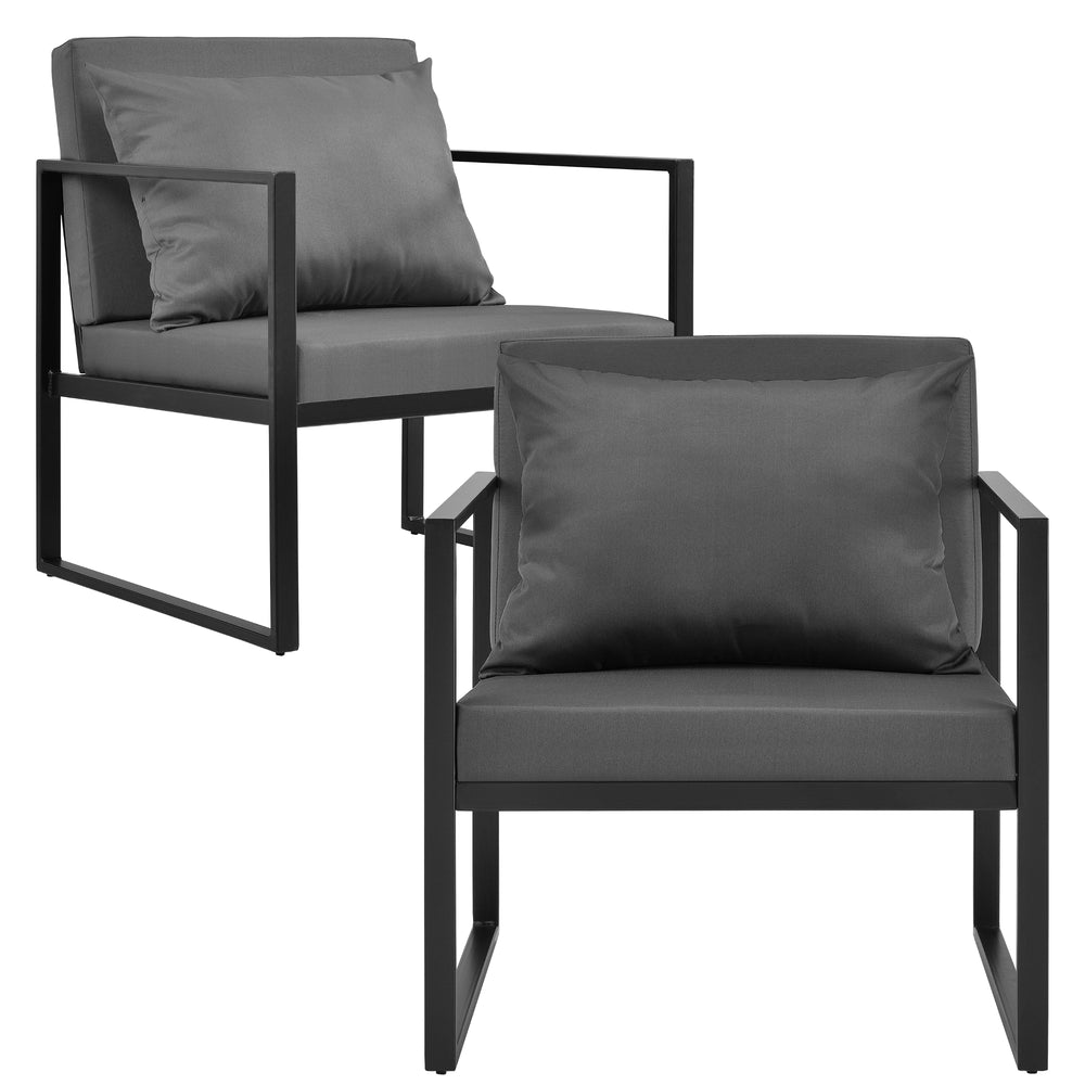 Mobilier de jardin - Ensemble Lerum 4 pièces dans différentes couleurs en.casa - premiumXL