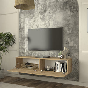 Meuble TV mural Nolven [en.casa]