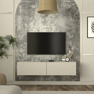 Meuble TV mural Nolven [en.casa]