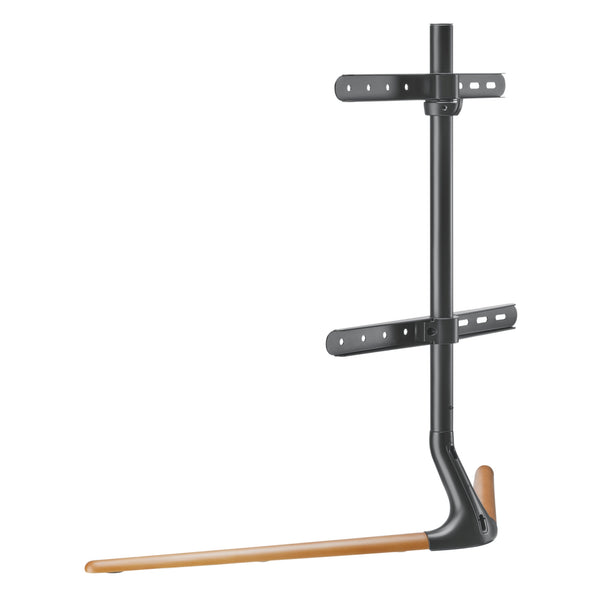 Support TV Ystad noir effet bois pro.tec