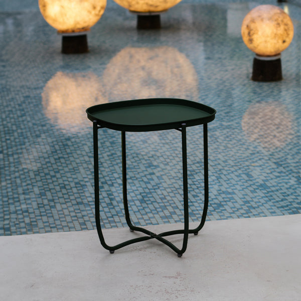 Table de tablette Sandefjord acier [en.casa]