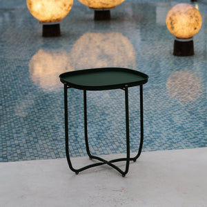 Table de tablette Sandefjord acier [en.casa]