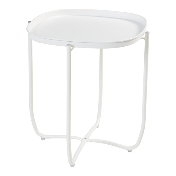 Table de tablette Sandefjord acier [en.casa]