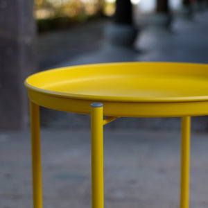 Table de tablette Sandefjord acier [en.casa]