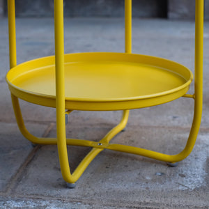 Table de tablette Sandefjord acier [en.casa]