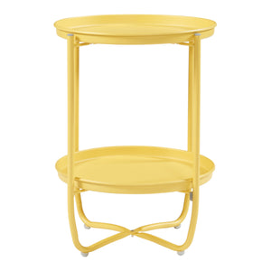 Table de tablette Sandefjord acier [en.casa]