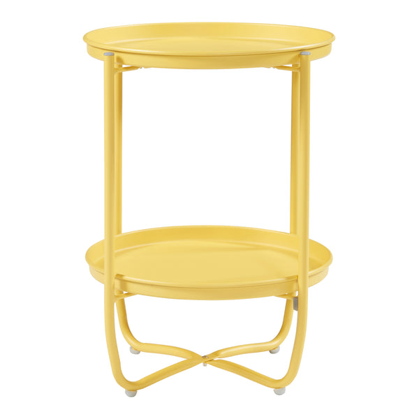 Table de tablette Sandefjord acier [en.casa]