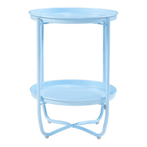 Table de tablette Sandefjord acier [en.casa]