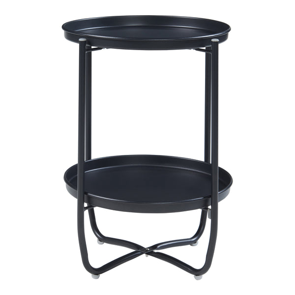 Table de tablette Sandefjord acier [en.casa]