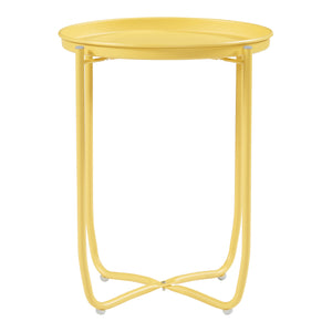 Table de tablette Sandefjord acier [en.casa]