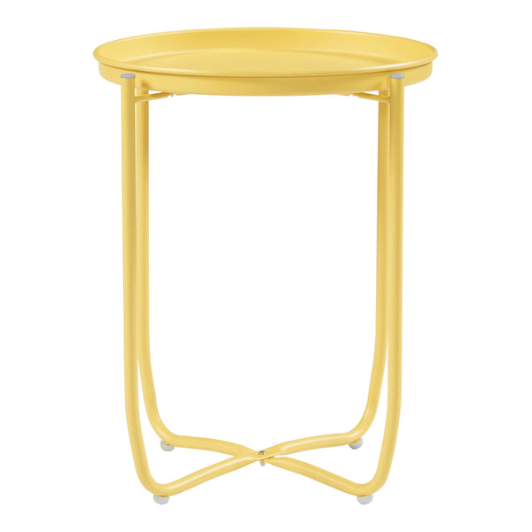 Table de tablette Sandefjord acier [en.casa]