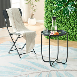 Table de tablette Sandefjord acier [en.casa]