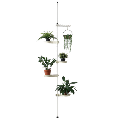 Étagère à plantes 110 - 305 cm télescopique porte-fleurs [en.casa] - premiumXL